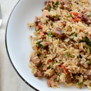 Receita simples de Arroz Carreteiro