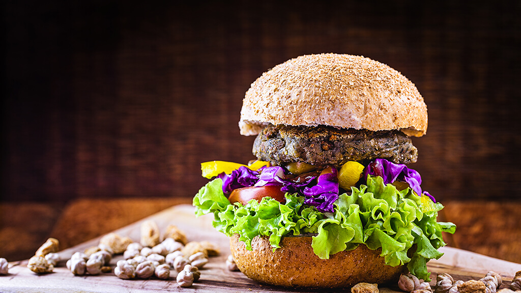 Receita de hambúrguer vegano de feijão carioca